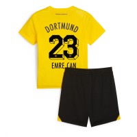 Fotballdrakt Barn Borussia Dortmund Emre Can #23 Hjemmedraktsett 2023-24 Kortermet (+ Korte bukser)